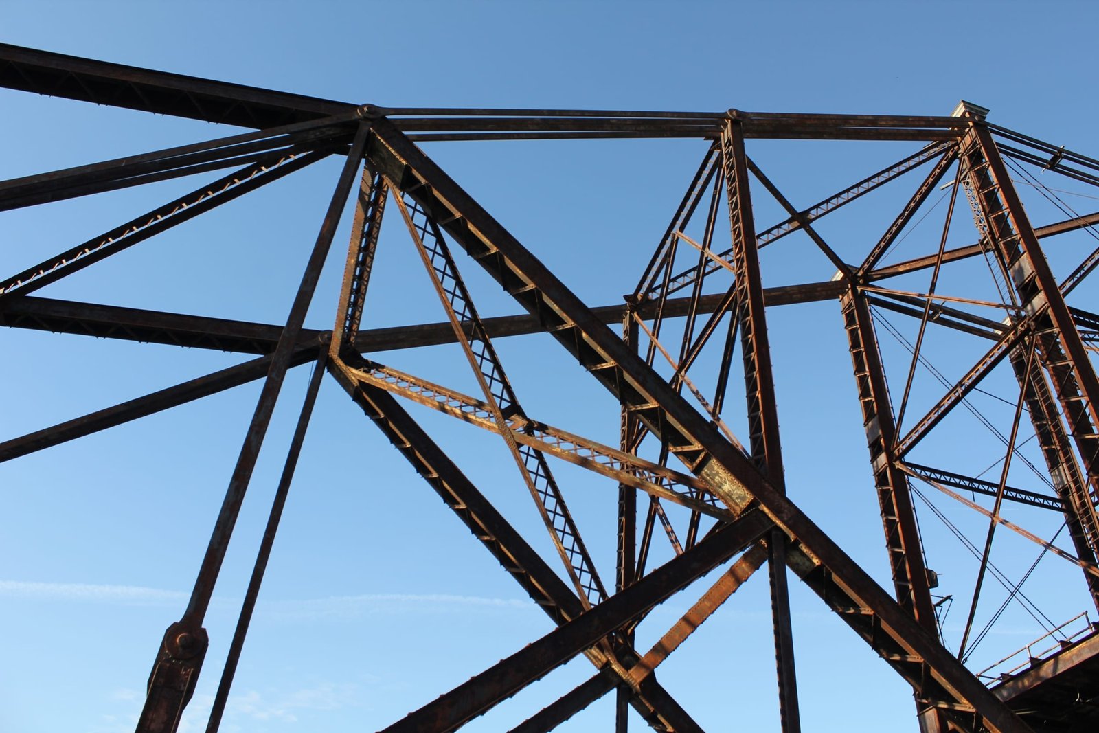 Truss details, Iowa swing span (span #2)